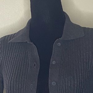 Brandy Melville Ribbed Button Up Sweater